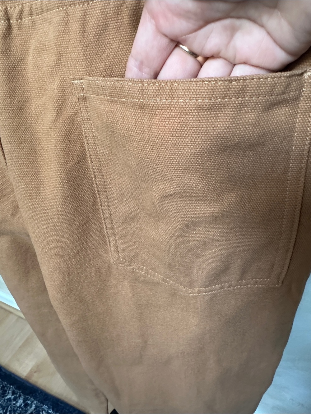 BRÛLÉ Dylan Pant in Tobacco Wide Leg Trousers Jeans with Micro Belt sz 30 - Picture 6 of 14